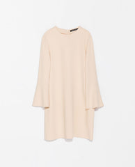 Zara DRESS WITH BELL SLEEVES