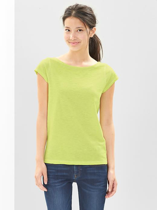 GAP Ballet-back slub tee