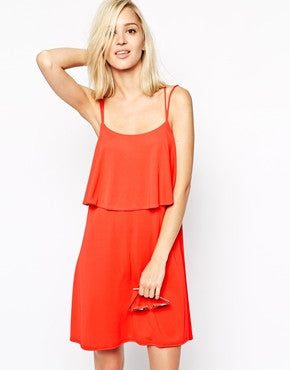 River Island Tiered Slip Dress
